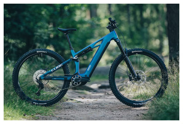 VTT Électrique Tout-Suspendu Cube Stereo Hybrid One44 HPC SLX 800 12V 800 Wh Bosch 120 Nm 29'' Bleu Nebula 2026