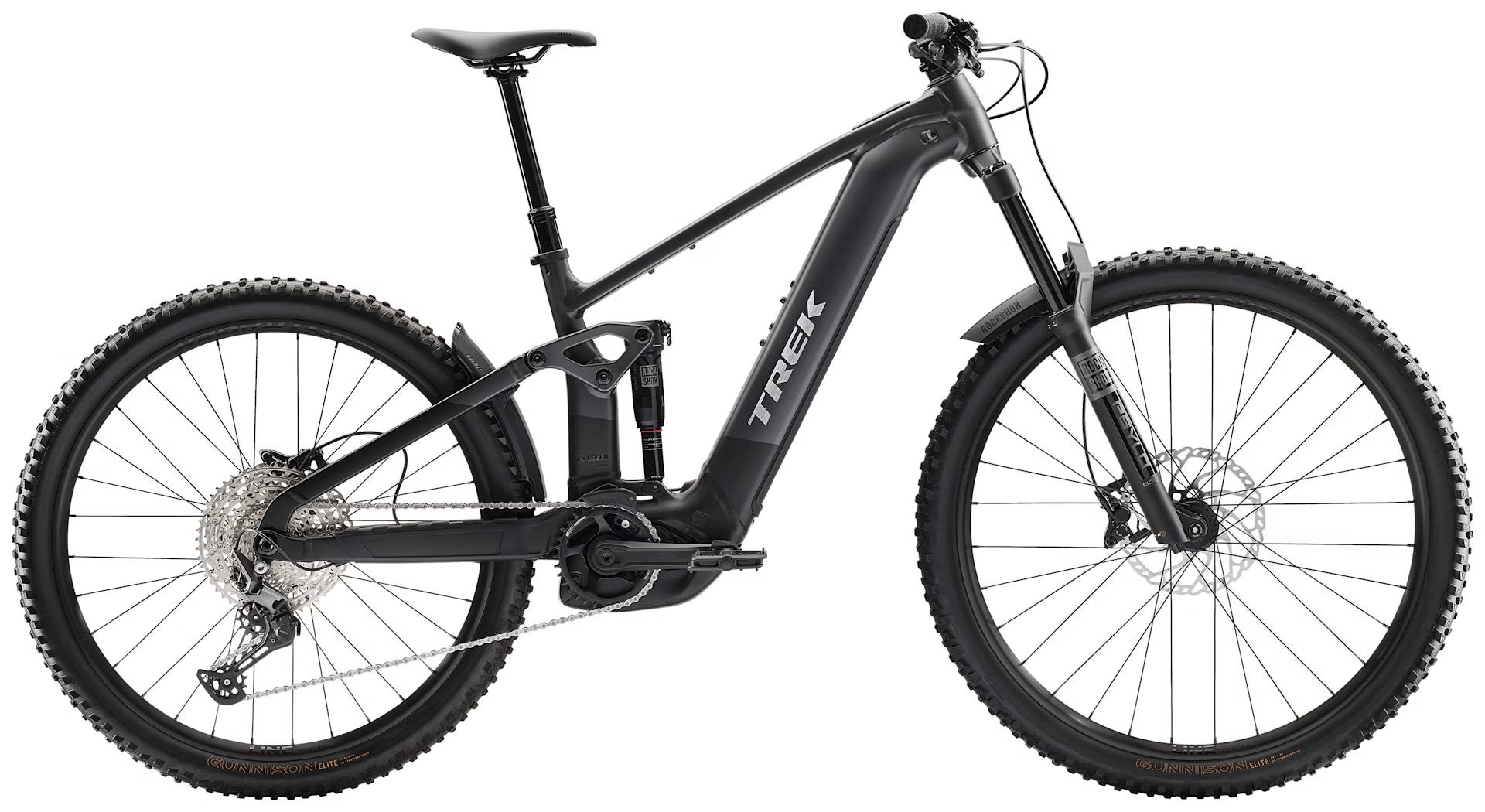 VTT Électrique Tout-Suspendu Trek Rail+ 5 12V 800Wh Bosch 120 Nm MX (29/27.5'') Gén. 5
