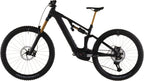 VTT Électrique Tout-Suspendu Cube AMS Hybrid 177 C:62 AT 600X Shimano 12V 600 Wh Bosch 120 Nm 29''/27.5'' Gris Carbon Noir 2026