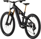VTT Électrique Tout-Suspendu Cube AMS Hybrid 177 C:62 AT 600X Shimano 12V 600 Wh Bosch 120 Nm 29''/27.5'' Gris Carbon Noir 2026