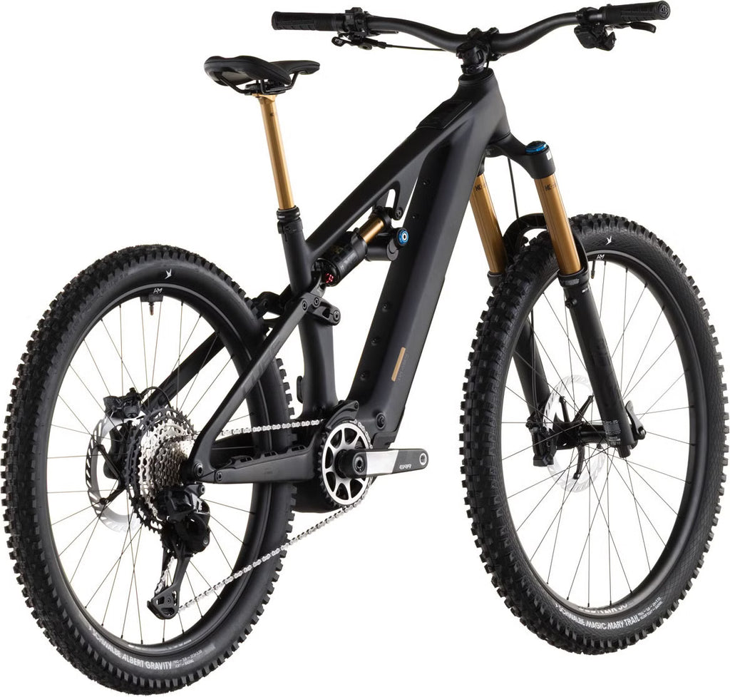 VTT Électrique Tout-Suspendu Cube AMS Hybrid 177 C:62 AT 600X Shimano 12V 600 Wh Bosch 120 Nm 29''/27.5'' Gris Carbon Noir 2026